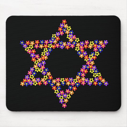 Blume Star von David Mousepad (Vorne)