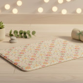 Blume & Starfish Creme & Pink Badematte