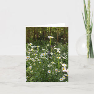 Blume Stehende große Notenkarte Dankeskarte
