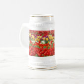 Blume Stein Tulip Wilhelm Tell Bierglas (Vorderseite Links)