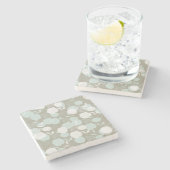 Blume Steinuntersetzer (Seitenansicht)