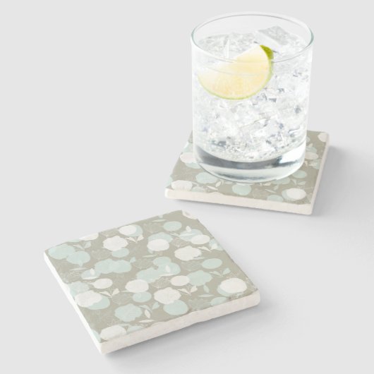 Blume Steinuntersetzer (Seitenansicht)