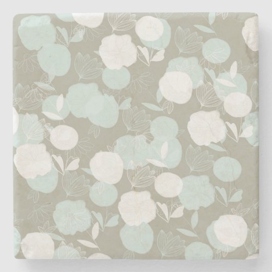 Blume Steinuntersetzer (Vorderseite)