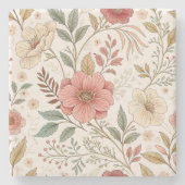 Blume Steinuntersetzer (Vorderseite)