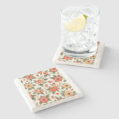 Blume Steinuntersetzer (Seitenansicht)