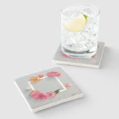 Blume Steinuntersetzer (Seitenansicht)