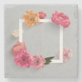 Blume Steinuntersetzer