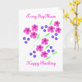 Blume Stepmum Karte (Gelbe Blume)