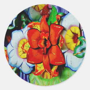 Blume Stickers Hell und schön!