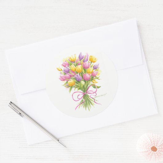 Blume Stickers Tulip Bouquet (Umschlag)