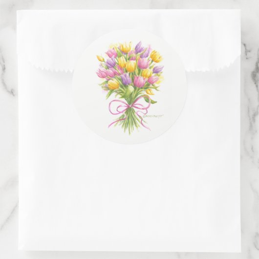 Blume Stickers Tulip Bouquet (Tasche)