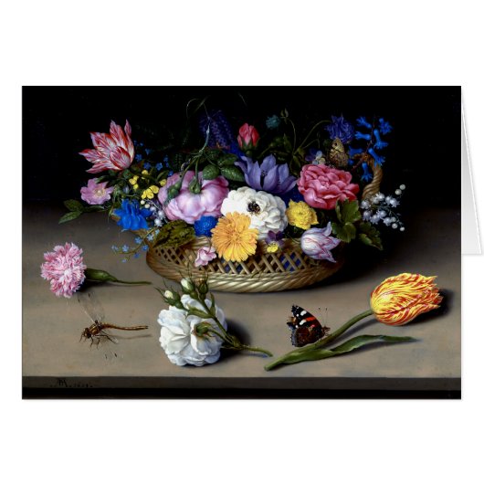 Blume Still Life Bosschaert Niederländische Malere (Vorderseite (Horizontal))