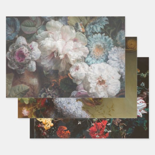 Blume Still Life Niederländisch Decoupage Heavy mi Geschenkpapier Set (Set)