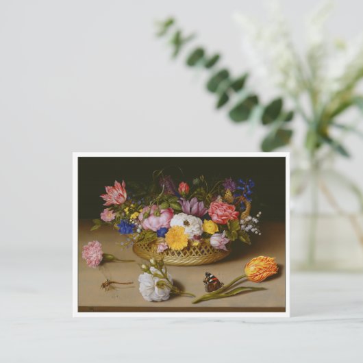 Blume Still Life von Bosschaert Postkarte (Stehend Vorderseite)