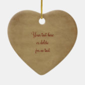 Blume Stille Gebet Inspiration Ornament (Hinten)