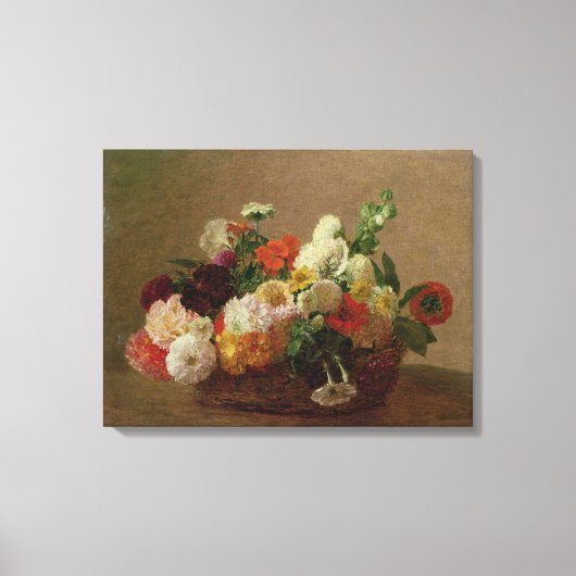 Blume Stillleben Leinwanddruck (Vorderseite)