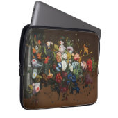 Blume Stillleben mit dem Vogelnest Severin Roesen Laptopschutzhülle (Vorne Rechts)