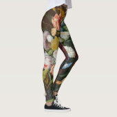 Blume Stillleben mit dem Vogelnest Severin Roesen Leggings (Rechts)