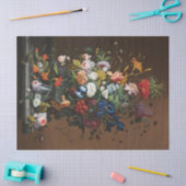 Blume Stillleben mit dem Vogelnest Severin Roesen Seidenpapier (Basteln)