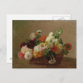 Blume Stillleben Postkarte (Vorne/Hinten)