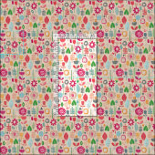 Blume Stoff (Kachel)