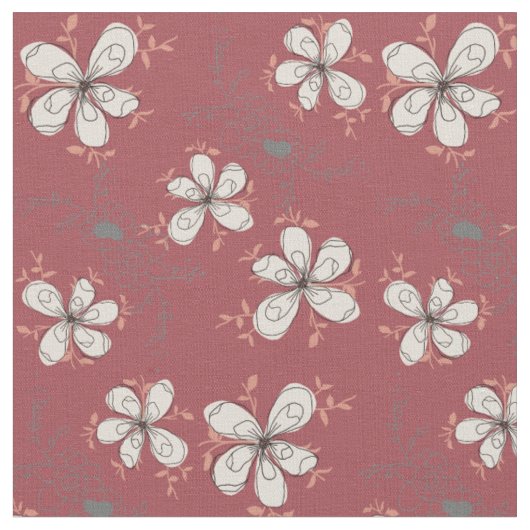 Blume Stoff (Nahaufnahme)