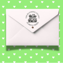 Blume Storefront Rubber Briefmarke Permastempel