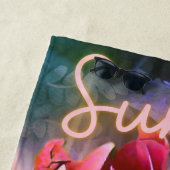 Blume Strandtuch (Beispiel)