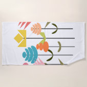 Blume Strandtuch (Vorderseite)