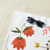 Blume Strandtuch (Beispiel)