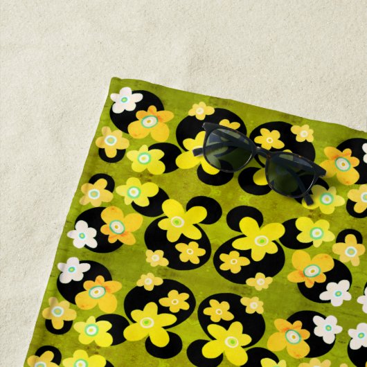 Blume Strandtuch (Beispiel)