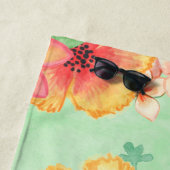 Blume Strandtuch (Beispiel)