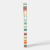 Blume Streifen Retro (B) Case-Mate iPhone Hülle (Rückseite / Links)