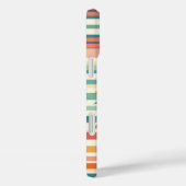 Blume Streifen Retro (H) Case-Mate iPhone Hülle (Rückseite / Rechts)