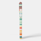 Blume Streifen Retro (J) Case-Mate iPhone Hülle (Rückseite / Links)