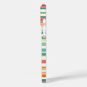 Blume Streifen Retro (K) Case-Mate iPhone Hülle (Rückseite / Links)