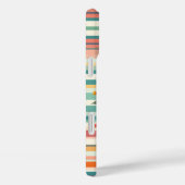 Blume Streifen Retro (K) Case-Mate iPhone Hülle (Rückseite / Rechts)