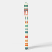 Blume Streifen Retro (N) Case-Mate iPhone Hülle (Rückseite / Links)