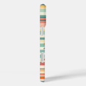 Blume Streifen Retro (S) Case-Mate iPhone Hülle (Rückseite / Rechts)