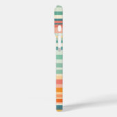 Blume Streifen Retro (T) Case-Mate iPhone Hülle (Rückseite / Links)