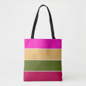 Blume Streifen Tasche (Vorderseite)