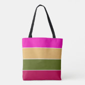 Blume Streifen Tasche (Rückseite)