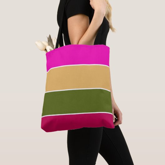 Blume Streifen Tasche (Von Nahem)