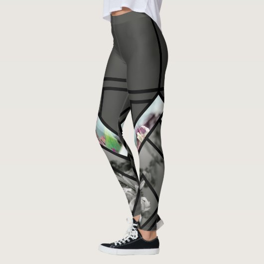 Blume Strumpf Leggings (Links)