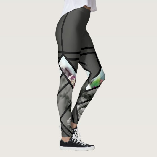 Blume Strumpf Leggings (Rechts)