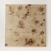 Blume Study - Leonardo da Vinci (1500) Puzzle (Horizontal)