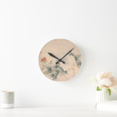 Blume Study - Yun Bing (Chinesisch) Runde Wanduhr (Zuhause)