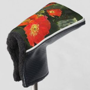 Blume Südwest Kaktus Hellrotes Blumenblut Golf Headcover
