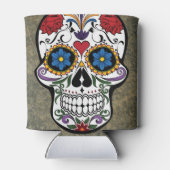 Blume Sugar Skull Dosenkühler (Rückseite)