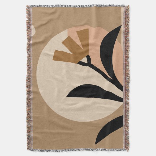 Blume Sun Boho Decke (Vorderseite Vertikal)